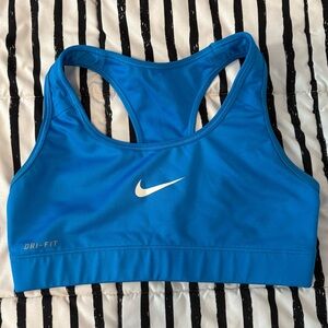 Nike Blue Dri-Fit Racerback Sports Bra
